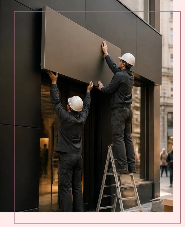 Вывеска для магазина в Коркине по цене от 15468 р. | Аванза-Крк