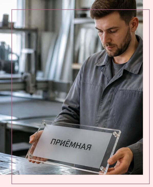 Таблички из оргстекла на заказ в Коркине от 4049 р. | Аванза-Крк