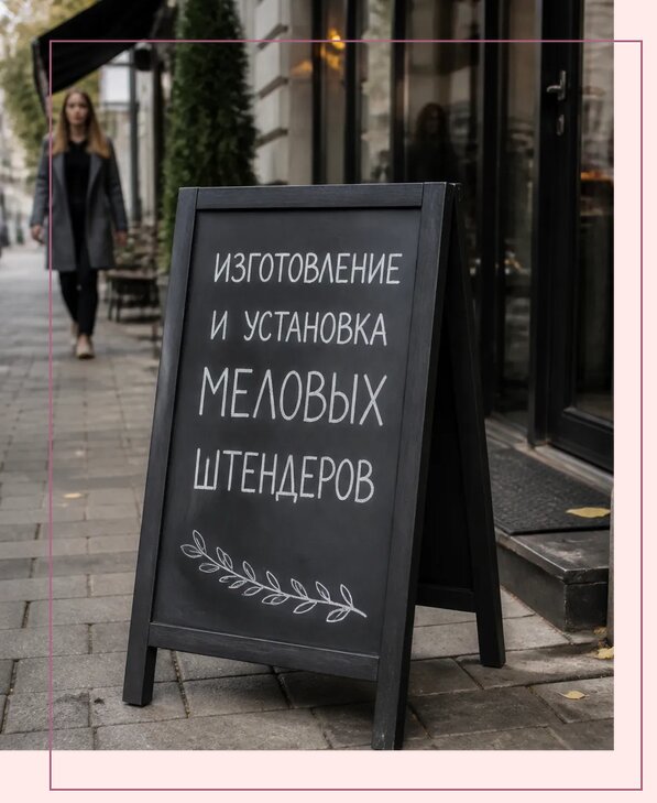 Меловые штендеры в Коркине по цене от 6748 р. | Аванза-Крк